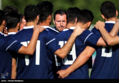 اولین تمرین تیم ملی فوتبال ایران به سرمربیگری مارک ویلموتس