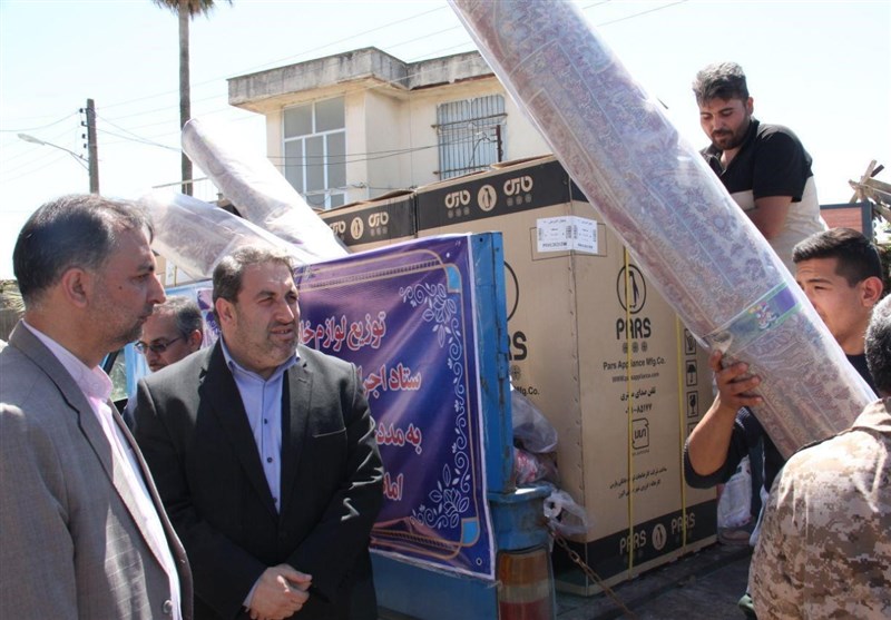 ستاد اجرایی فرمان امام(ره) 9000 قلم کالا بین سیل‌زدگان گلستانی توزیع کرد