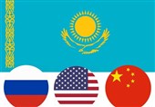 گزارش تسنیم-1| نگاهی به روابط قزاقستان و بازیگران بین‌المللی: چین، روسیه و آمریکا