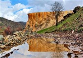 بازی چشم‌نواز آب، نور و رنگ در چشمه معدنی &quot;کانی گراوان&quot; سردشت + تصاویر