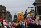 تظاهرات هزاران انگلیسی علیه ترامپ در لندن