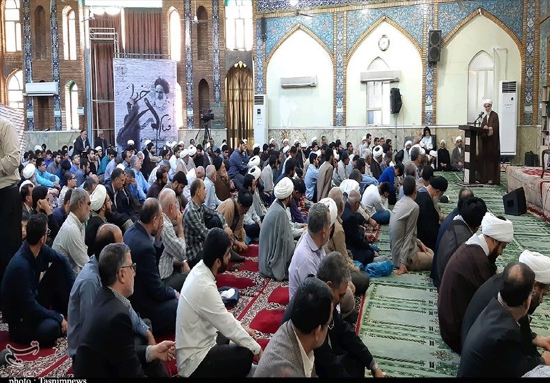 مراسم بزرگداشت یوم الله قیام خونین 15 خرداد در اهواز برگزار شد+تصویر