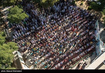 اقامه نماز عید فطر- امامزاده ابوالحسن(ع) تهران