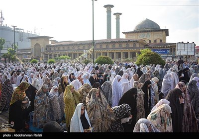 اقامه نماز عید سعید فطر در رشت