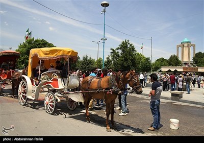 مسافران تعطیلات عید فطر در همدان