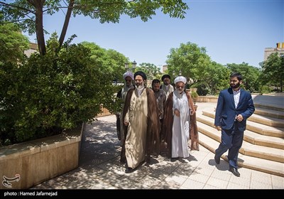 دیدار حجت‌الاسلام‌سید عبدالفتاح نواب نماینده ولی‌فقیه در امور حج و زیارت با مراجع تقلید