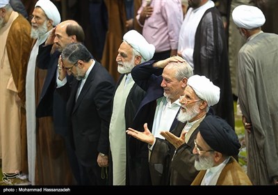 رحیم صفوی و حجت الاسلام محسنی اژه ای در نماز جمعه تهران
