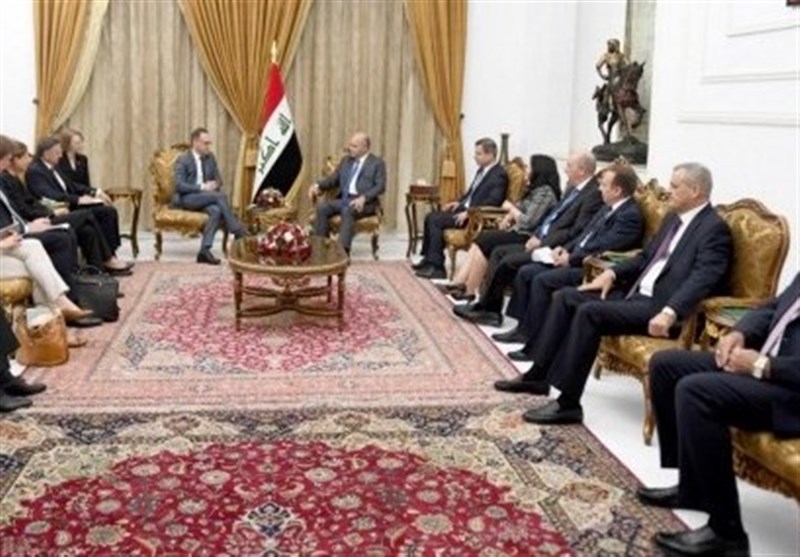دیدار وزیر خارجه آلمان با برهم صالح؛ تاکید بر نقش آفرینی عراق در منطقه