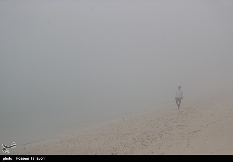 مه گرفتگی در جزیره کیش