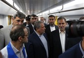 حضور جهانگیری در شرکت «واگن‌سازی تهران»