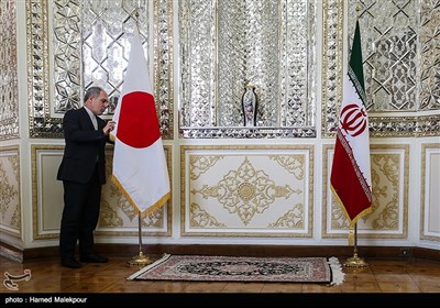 در حاشیه دیدار وزرای امور خارجه ایران و ژاپن