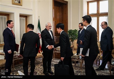 دیدار چانگ هووآ سفیر جدید چین با محمدجواد ظریف وزیر امور خارجه