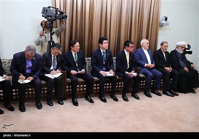 دیدار نخست وزیر ژاپن با رهبر معظم انقلاب