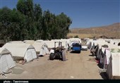 بلاتکلیفی و زندگی 75 روزه مردم روستای «چم‌مهر» ‌در زیر چادر؛ روستانشینان‌ مهاجرت کردند+ تصاویر