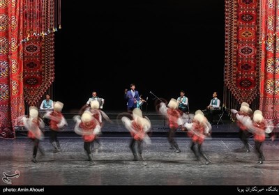 عنوان مراسم آغاز هفته فرهنگی ترکمنستان در تالار وحدت