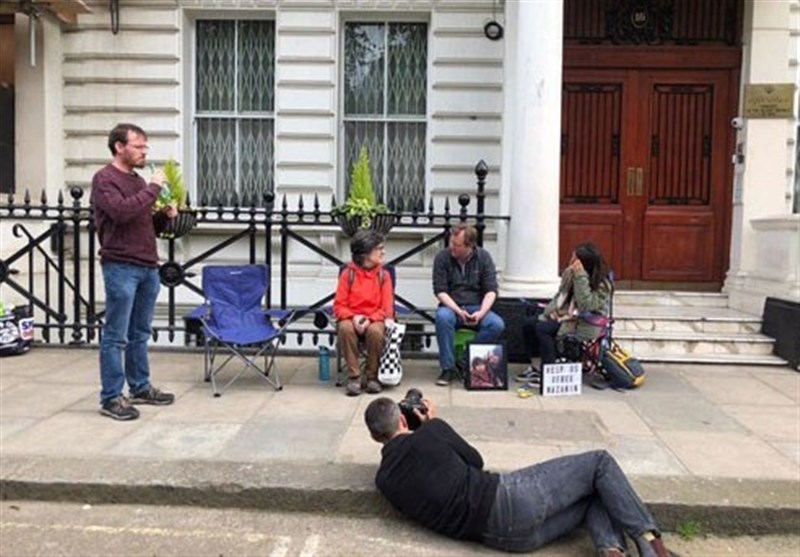 Iran’s Envoy Raps Protests Blocking Embassy Entrance in London