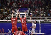 لیگ ملت‌های والیبال - ارومیه | دیدار تیم‌های ملی والیبال ایران و روسیه به روایت تصویر
