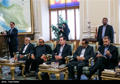 دیدار نائب‌‌ رئیس مجلس نمایندگان عراق با علی لاریجانی