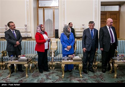 دیدار نائب‌‌ رئیس مجلس نمایندگان عراق با علی لاریجانی