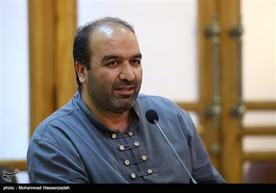 حیدر رضایی در نشست خبری سومین دوره عکس سال مطبوعاتی ایران