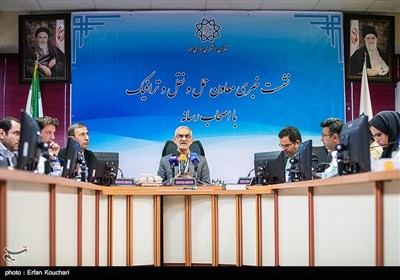 نشست خبری محسن پورسیدآقایی معاون حمل و نقل و ترافیک شهرداری تهران