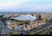 لیگ ملت‌های والیبال-اردبیل|آماده‌سازی استادیوم 6هزار نفری رضازاده به روایت تصویر
