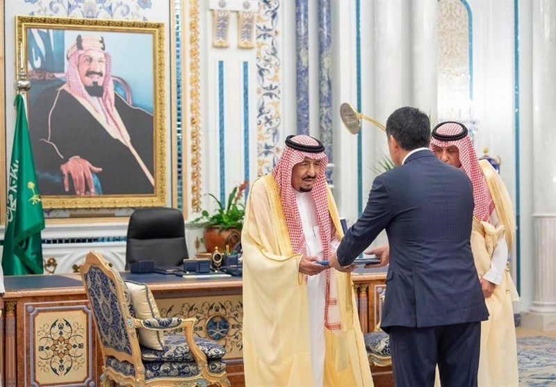 سفیر جدید قزاقستان اعتبارنامه خود را به پادشاه سعودی تحویل داد
