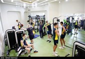لیگ‌ ملت‌های والیبال ـ اردبیل|‌تمرینات آماده‌سازی تیم والیبال کشور استرالیا به روایت تصویر