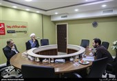 حجت الاسلام پیروزمند قائم مقام فرهنگستان علوم انسانی و محمدهادی همایون، عضو هیئت امنای دانشگاه امام صادق (ع)