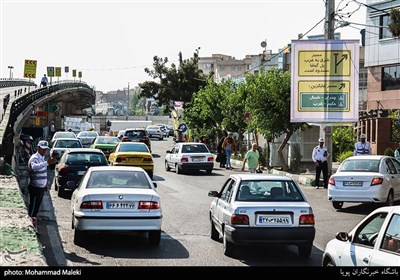 عملیات جمع آوری پل گیشا در غرب تهران و ترافیک نیمه سنگین