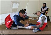 هفتمین دوره مسابقات مرحله استانی المپیاد آماده هلال احمر در زنجان + تصاویر