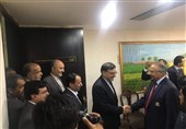 ایرانی پارلیمانی وفد پارلیمنٹ ہاﺅس پہنچنے پر پرتپاک استقبال