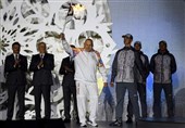 مشعل بازی‌های اروپایی توسط رئیس کنفدراسیون اروپایی ورزش‌های زورخانه‌ای روشن شد