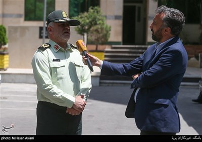 سردار کیوان ظهیری رییس پلیس پیشگیری پایتخت