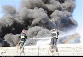 آتش‌سوزی مهیب در شرک صنایع حاجی‌آباد اراک
