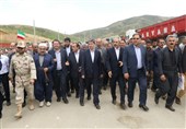 بازدید وزیر صنعت از 2 مرز و بازارچه ایران با عراق در پیرانشهر و سردشت