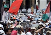 مغربی‌ها در مخالفت با «معامله قرن» تظاهرات می‌‌کنند