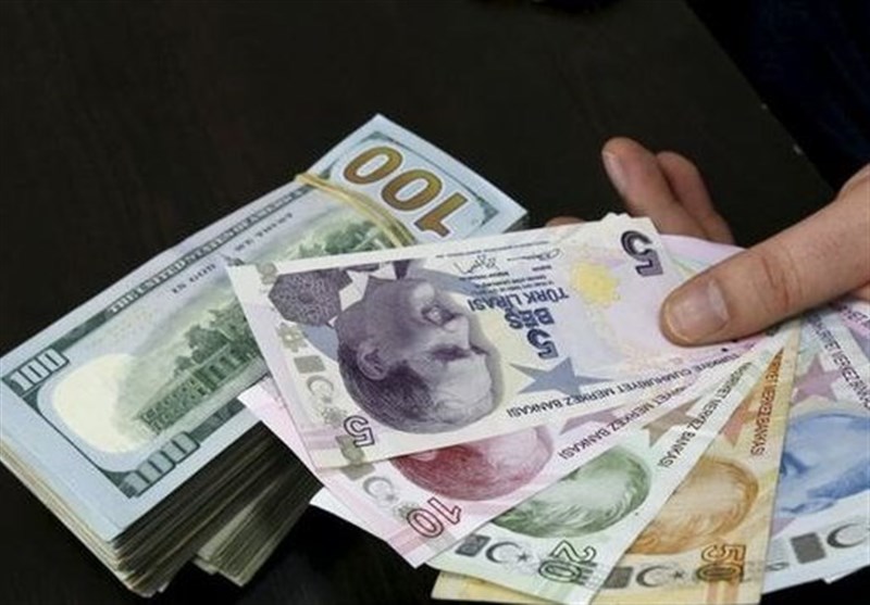 کاهش مجدد ارزش لیره ترکیه در مقابل دلار