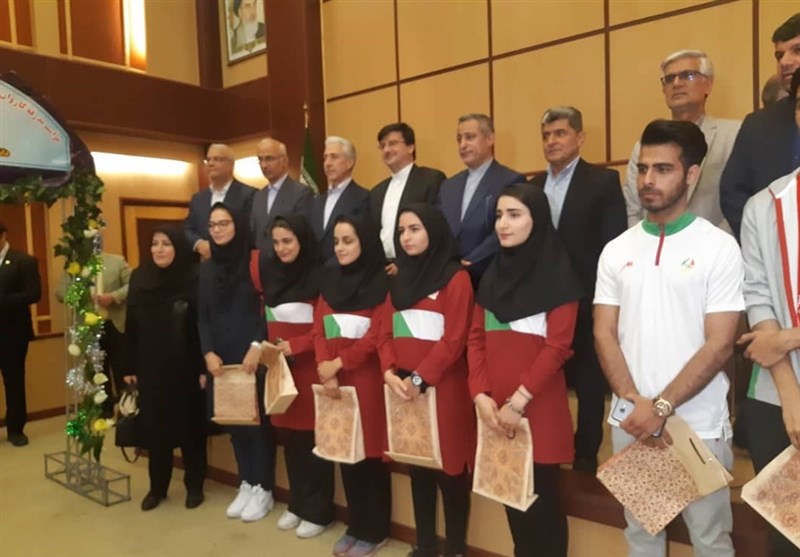 برگزاری مراسم بدرقه کاروان اعزامی ایران به یونیورسیاد 2019