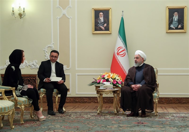 روحانی: على المنظمات الدولیة الرد على انتهاک أمریکا للأجواء الایرانیة