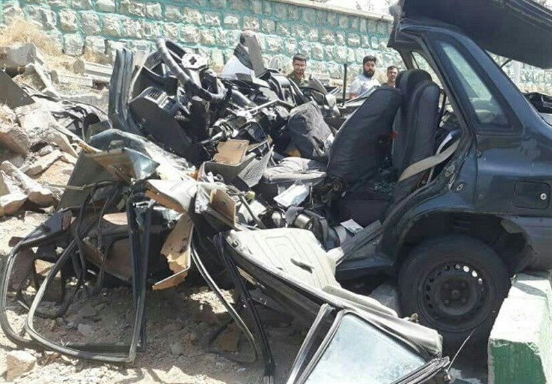 تهران| مرگ راننده جوان در پراید له‌شده + تصاویر