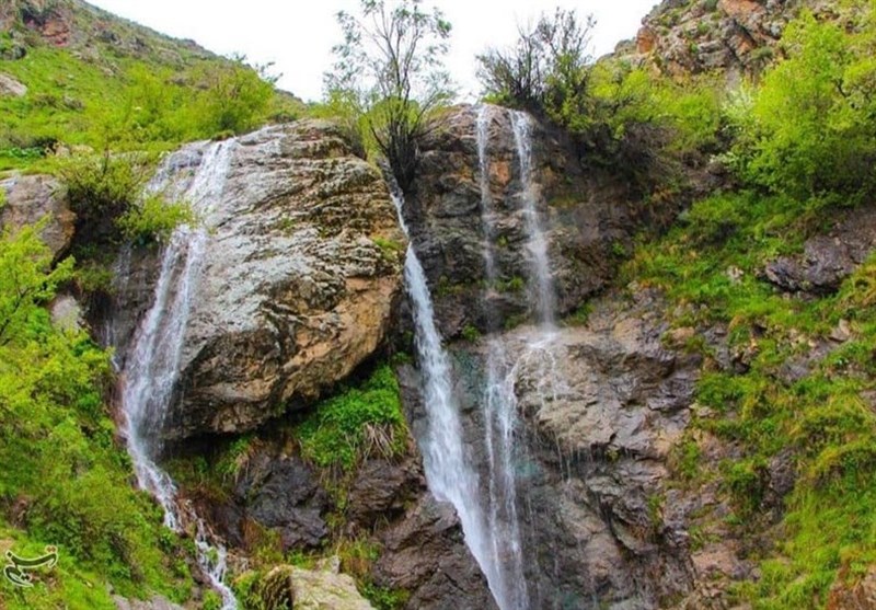 تجربه خنکای تابستان در آبشار سولیک ارومیه+تصاویر