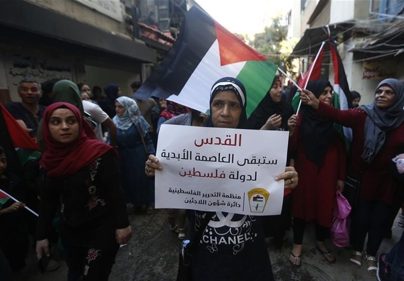 Palestinian Refugees in Lebanon March against Bahrain Conference (+Video)