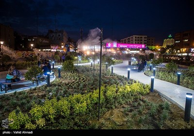 آیین افتتاح میدانگاه شهدای هفتم تیر
