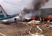 فرود اضطراری هواپیمای مسافربری در روسیه 2 کشته و 22 زخمی بر جای گذاشت