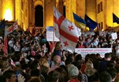 ادامه اعتراضات در گرجستان