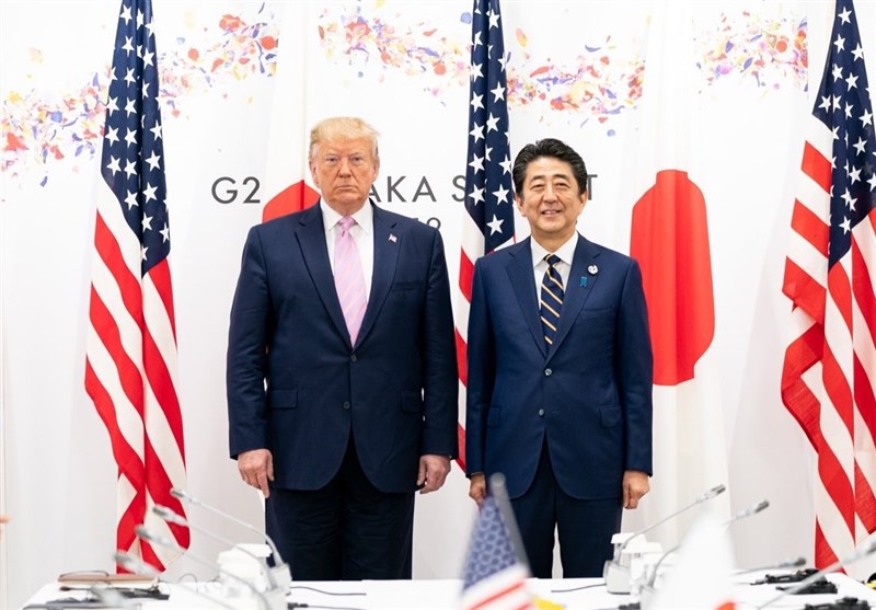 دیدار ترامپ و نخست وزیر ژاپن در حاشیه نشست گروه 20