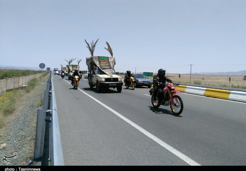 ورود پیکر 3 شهید گمنام دفاع مقدس به خراسان جنوبی به روایت تصویر