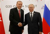اردوغان در دیدار با پوتین: شراکت در تولید و انتقال فناوری٬ دو هدف مهم در موضوع اس 400 است