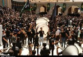 مراسم شهادت امام صادق(ع) در مشهد اردهال کاشان برگزار شد+تصاویر